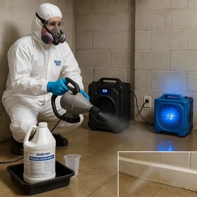 Sanitization and Odor Removal process in Crossville, TN